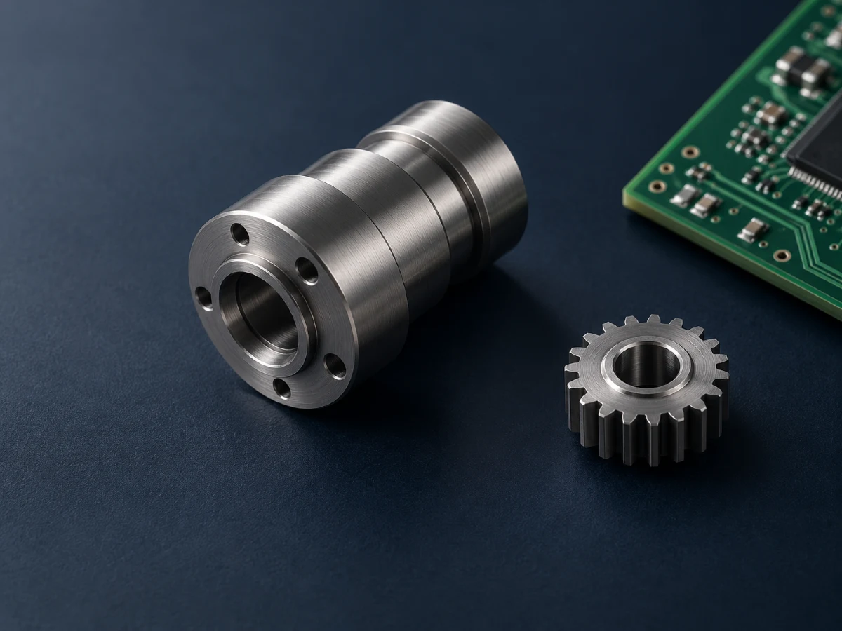 Precision-engineered components and a circuit board, representing patent registration in Thailand.